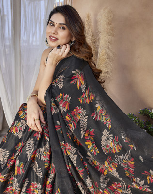 Gugaliya Embellished Daily Wear Chiffon, Art Silk Saree(Multicolor)