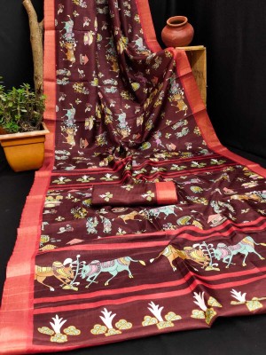 Mervadiya Self Design Kanjivaram Art Silk, Pure Silk Saree(Maroon)