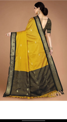 Mortal Textile Animal Print Assam Silk Cotton Silk Saree(Purple)