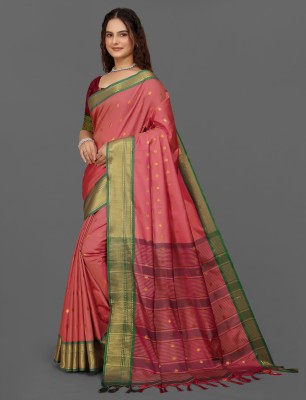 Kuwarika Self Design Kanjivaram Art Silk, Pure Silk Saree(Maroon)