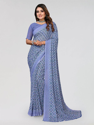Moda Rapido Self Design Daily Wear Georgette Saree(Grey)