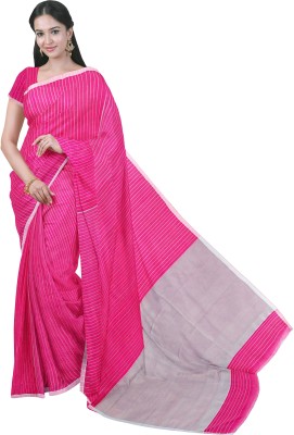 Mayabi Woven Handloom Handloom Cotton Silk Saree(Pink)