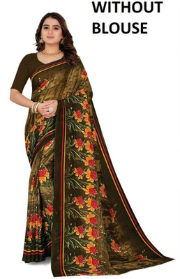 Vimalnath Synthetics Printed Bollywood Georgette Saree(Multicolor)
