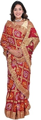 PANKHUDI FASHION Woven Banarasi Art Silk Saree(Maroon)