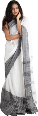 kalpana handloom Self Design Handloom Pure Cotton Saree(Multicolor)