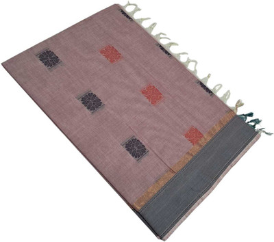 sri amman sarees Self Design, Woven Venkatagiri Pure Cotton Saree(Grey)
