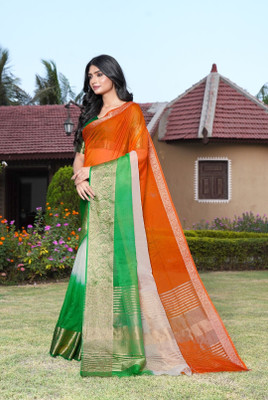 SHREEKARNIKA FASHION Digital Print Bollywood Art Silk Saree(Multicolor)