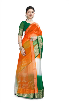 SHREEKARNIKA FASHION Digital Print Bollywood Art Silk Saree(Multicolor)