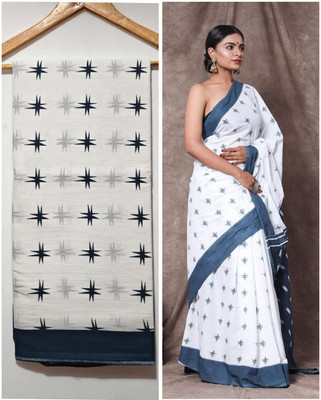 HG SAREES Printed Bollywood Mulmul Saree(Pack of 2, Multicolor)