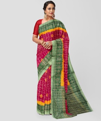 Dishita Printed Daily Wear Pure Cotton Saree(Multicolor)