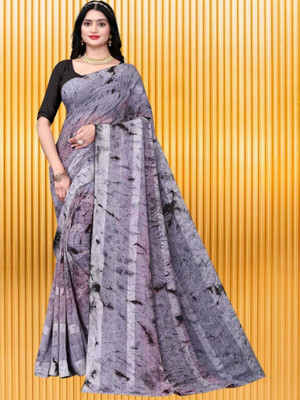 HouseOfCommon Ombre Bollywood Georgette Saree(Grey)