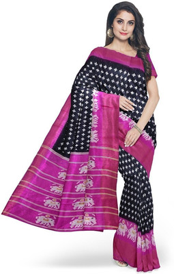 HouseOfCommon Embroidered Bollywood Georgette Saree(Multicolor)