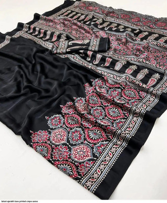 Kavya Creation Silk Blend Printed Blouse Material