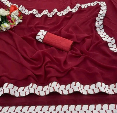 DHARMEE Georgette Printed Blouse Material