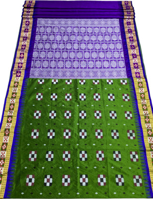 satrangi creation Digital Print Sambalpuri Jacquard Saree(Multicolor)