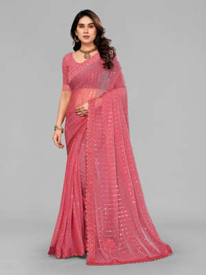 miracletex Digital Print Daily Wear Lycra Blend Saree(Multicolor)