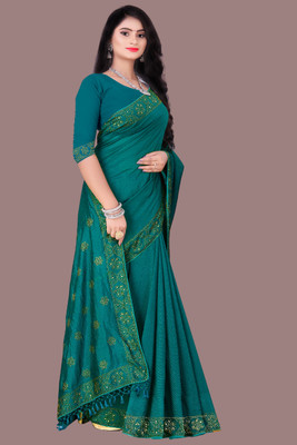 nevya creation Self Design Daily Wear Georgette, Chanderi Saree(Beige)