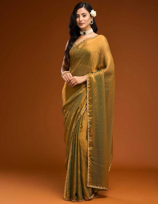 Rich Choice Woven Bollywood Jimmy choo Saree(Purple)