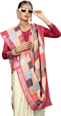 Gajal Printed Kanjivaram Pure Cotton, Cotton Linen Saree(Multicolor)