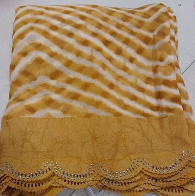 AARTI SELECTION Printed Bandhani Georgette Saree(Multicolor)