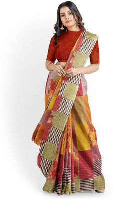 Suali Printed Bollywood Georgette Saree(Red)