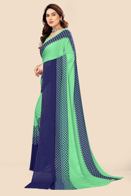 Kanooda Prints Printed Daily Wear Georgette Saree(Multicolor)