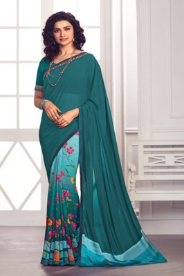 Hensi sarees shop Woven Arani Pattu Georgette, Art Silk Saree(Green)