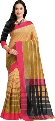 Ratnavati Digital Print Daily Wear Cotton Blend, Art Silk Saree(Multicolor)