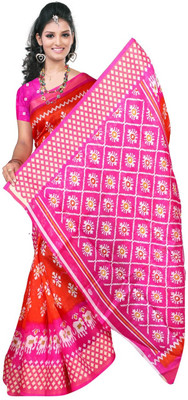 Suali Self Design Bollywood Art Silk Saree(Pink)