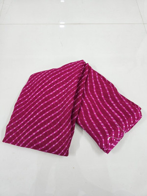 ASHA FABRICSS Printed Daily Wear Georgette Saree(Pink)