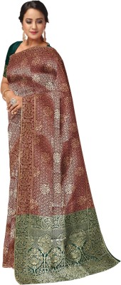 MANUMA Self Design Daily Wear Art Silk Saree(Maroon)