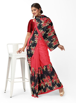 Suntex Printed Bandhani Georgette Saree(Multicolor)