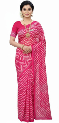 FGH Printed Daily Wear Pure Silk Saree(Purple)