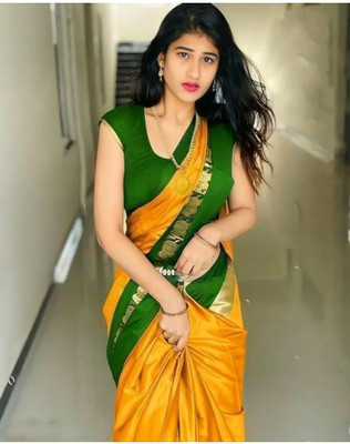 Mortal Textile Animal Print Chanderi Cotton Silk Saree(Light Blue)