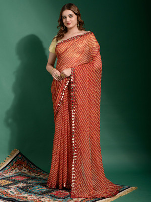Sareemall Embellished Bollywood Chiffon Saree(Maroon)