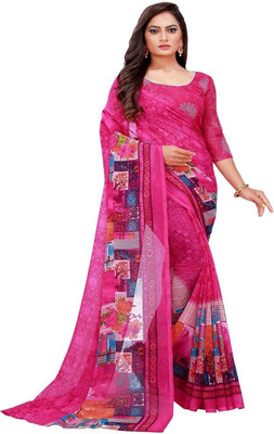 HouseOfCommon Woven Banarasi Art Silk Saree(Pink)