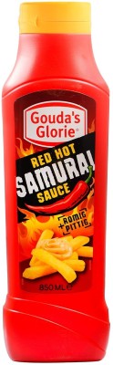 gouda's glorie Red Hot Samurai Sauce | Creamy and Slightly Hot Sauce(850 ml)