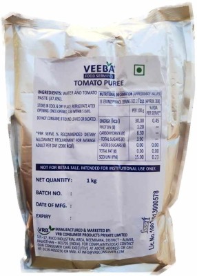 VEEBA Tomato puree 1kg Puree(1 kg)