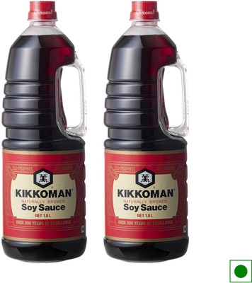 Kikkoman Naturally Brewed Soy Sauce Sauces(2 x 0.9 L)