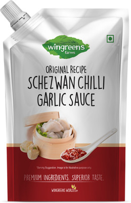 Wingreens Farms Schezwan Chilli Garlic Sauce(450 g)