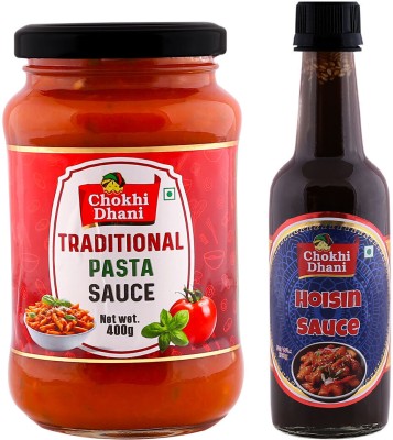 Chokhi Dhani Traditional Pasta Sauce 400g, Hoisin Sauce 220g | Combo Pack Sauce(2 x 310 g)