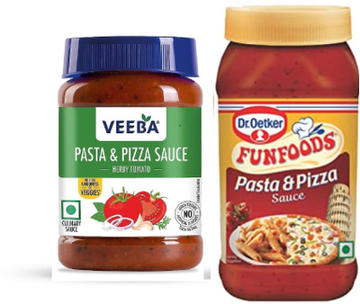 VEEBA pasta n pizza sauce & Pasta and Pizza Sauce Sauce & Dip(2 x 249 g)