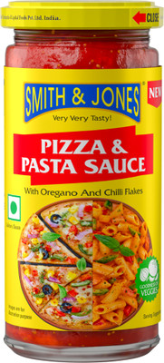 SMITH & JONES Pizza & Pasta Sauce, Made With Tomatoes, Onions And Garlic, Ready to Use Sauce(250 g)