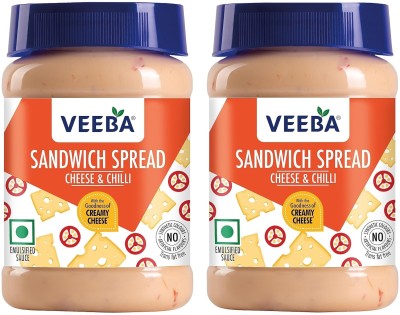 VEEBA Cheese and Chilli Sandwich Spread Sauce(2 x 249 g)