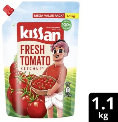 Kissan Fresh Tomato Ketchup Pouch Ketchup(1.1 kg)