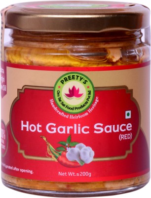 PREETY'S HOT GARLIC SAUCE (RED) Sauce & Dip(200 g)