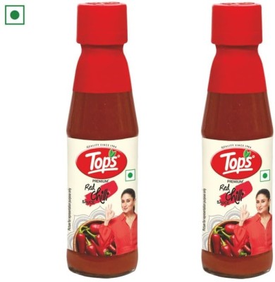 Tops PREMIUM RED CHILLI SAUCE 400G PACK OF 2 Sauce(2 x 200 g)