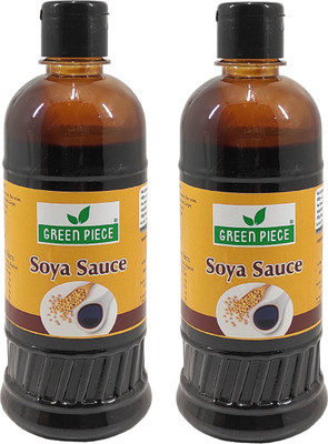 GREEN PIECE Soya Sauce (500gm x 2) (Pack of 2) Sauces & Ketchup(2 x 250 g)