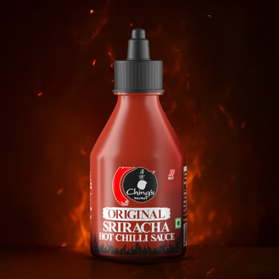 Ching's Secret Original Sriracha Hot Chilli Sauce (Red), Hot Red Chilli, Dip, Spread, Cook Sauce(230 g)