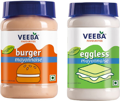 VEEBA EGGLESS Mayonnaise & Burger Combo Sauce Sauce(2 x 250 g)